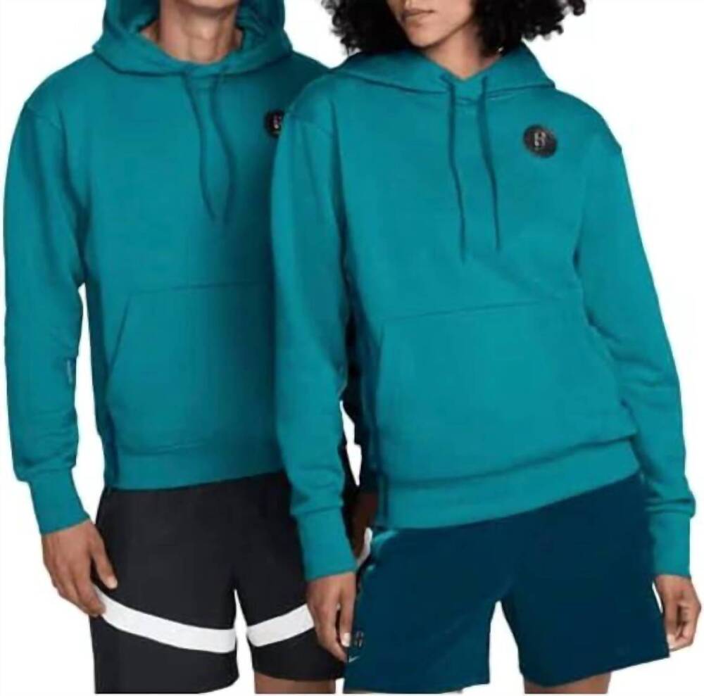 NEW NIKE unisex sabrina signature fleece basketball zippered side hoodie in blue